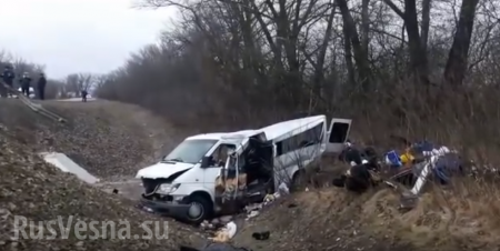 В России разбился микроавтобус с украинцами, есть жертвы (ФОТО, ВИДЕО)