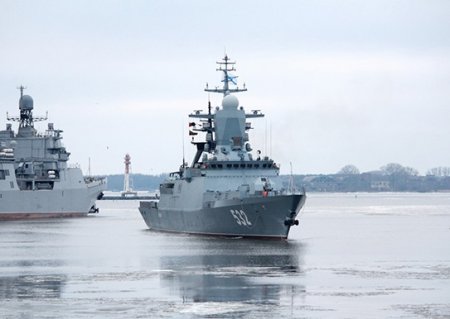 Корветы Балтийского флота вернулись из дальнего похода