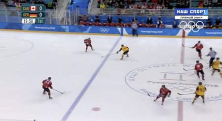 Хоккей: Германия - Канада, 1/2 финала