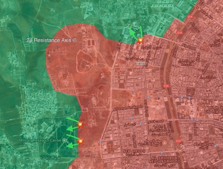 Сирийская армия отбила атаки боевиков на западе Алеппо