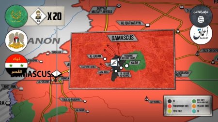 3 мая 2018. Военная обстановка в Сирии. Вывоз боевиков и тяжелые бои против ИГИЛ из Дамаска