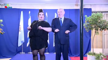 Премьер-министра Израиля станцевал танец курочки вместе с Неттой Барзилай