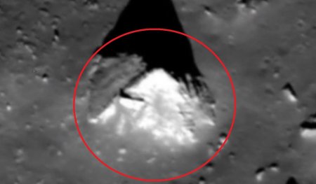 Уфолог нашёл на поверхности Луны пирамиду