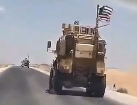Американцы патрулируют провинцию Хасака недалеко от города Рас аль-Айн