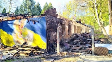 Во Львове подожгли центр реабилитации АТОшников