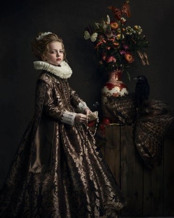 Многодетная мама из Голландии создает фотопортреты в стиле старинных мастеров