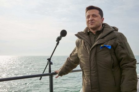 Зеленский на катере выдвинулся к морским рубежам ДНР (+ФОТО, ВИДЕО)