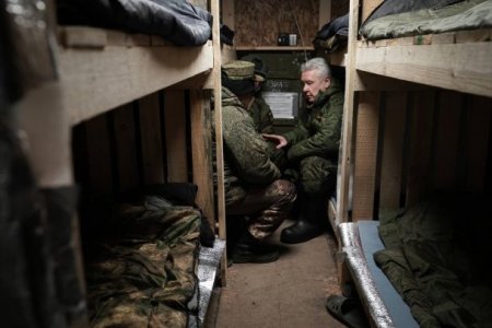 Собянин встретился с мобилизованными москвичами в зоне СВО