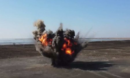 В Крыму детонирует склад с боеприпасами на полигоне в Кировском районе (ВИДЕО)