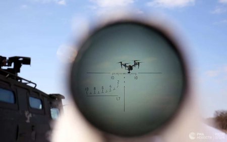 Кадры уничтожения украинского дрона в Подмосковье (ВИДЕО)