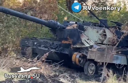 На Запорожском фронте российскими бойцами сожжён Leopard 2A4 (ВИДЕО)