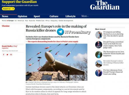 Украина призывает наносить удары по Ирану и Сирии — The Guardian
