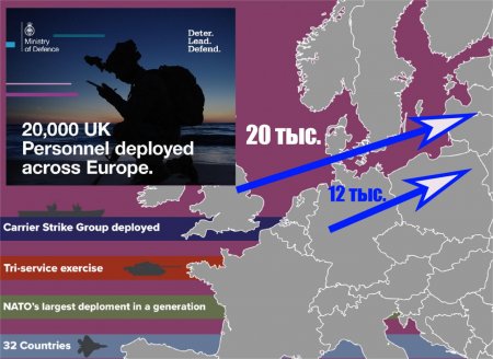 Военные приготовления НАТО в Европе набирают обороты (КАРТА)