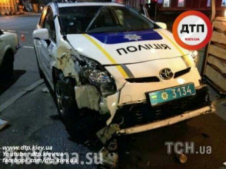 Новая полиция Киева идет на рекорд по числу разбитых авто