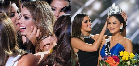 «Мисс Филумбия — 2015»: Ведущий «Мисс Вселенная» по ошибке наградил короной не ту конкурсантку
