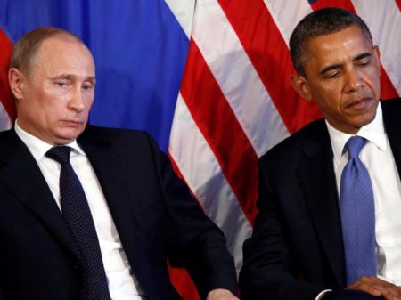Обама заявил, что не соперничает с Путиным в Сирии