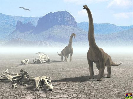 Ученые считают, что динозавры вымерли бы и без метеорита