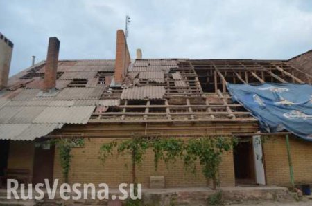 Из-за обстрелов ВСУ в Донецке сгорели два дома