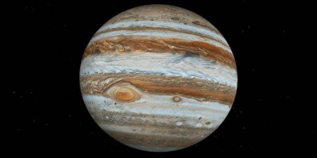 Аппарат Juno предоставил первый снимок Юпитера и его спутников
