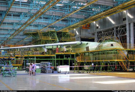 «Сборка первого самолёта-заправщика Ил-78М-90А» Фотофакты