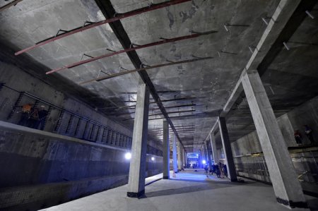 Строительство станции метро «Шелепиха»