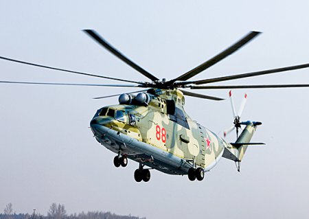 «Вертолет Ми-26 поступил на вооружение смешанного авиационного полка ЗВО» Армия и Флот
