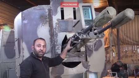 Смертельная гонка трансформеров. Сириец собирает бронемашины для фронта