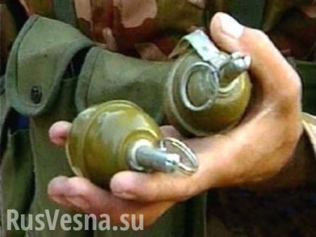 Военнослужащий ВСУ взорвал гранату в кафе (ВИДЕО)