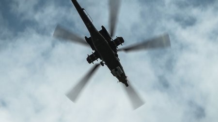 Российский вертолет Ми-28 в Сирии совершил вынужденную посадку