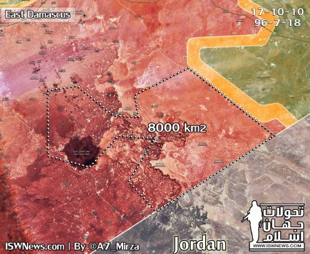 Сирийская армия завершила операцию по освобождению восточных приграничных территорий провинции Дамаск - Военный Обозреватель