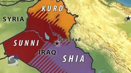 Тяжелые бои между Курдами и шиитами ХашдАльШааби вблиз Киркука.
