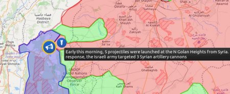 Израильские ВВС уничтожили три сирийских артиллерийских позиции в районе Голанских высот - Военный Обозреватель