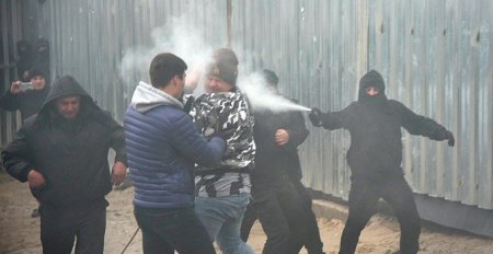 На стройке у Ботсада в Киеве произошли столкновения