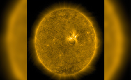 Астрономы: В центре Солнца появилось огромное пятно