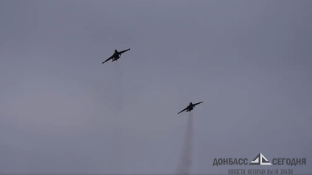 В небе Донбасса вновь зафиксирована авиация ВВС Украины