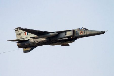 МиГ-27 разбился на северо-западе Индии