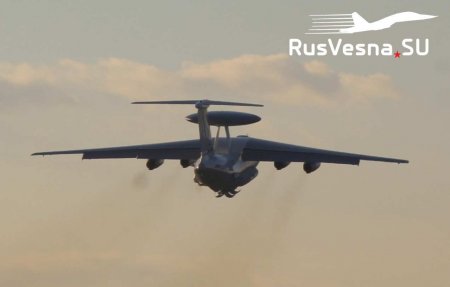 А-50 в воздухе! — «подбитый» борт ВКС РФ выполняет боевые задачи (ВИДЕО)