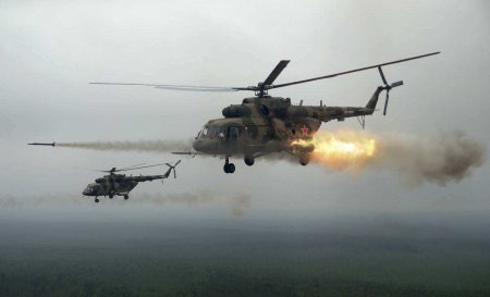 В спецоперации в Белгородской области задействованы ударные вертолёты Ми-28 и Ка-52 (ВИДЕО)