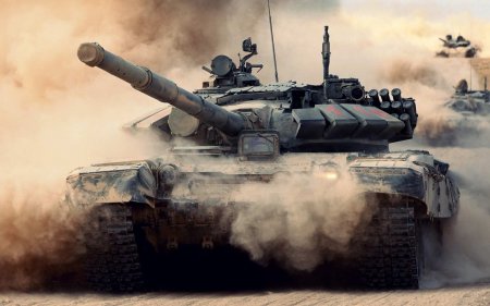 Танк уничтожил укрытия боевиков ВСУ снайперским огнём (ВИДЕО)