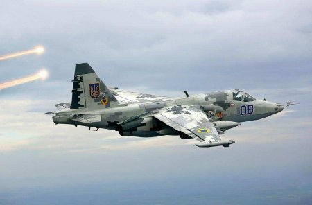 Украинский Су-25 сбит у Работино (ВИДЕО)