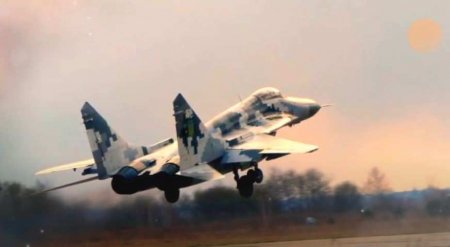 В воздушном бою сбит украинский МиГ-29 (ФОТО, КАРТА)