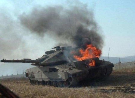 ХАМАС показал кадры удара по израильскому танку «Меркава» (ВИДЕО)