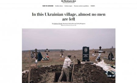 Уже есть украинские деревни, в которых не осталось мужчин — The Washington Post